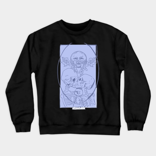 The Lovers Tarot Crewneck Sweatshirt by Baly0110